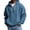 Blue, variant on Luvrsol Big & Tall Men’s Athleisure Pullover Hoodie Solid Long Sleeve Basic Hooded Sweatshirt Top S-5XL