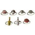 thumbnail image 2 of Sports Style Football Volleyball Basketball Softball Ring Fashion Unique Rings Jewelry, 2 of 8