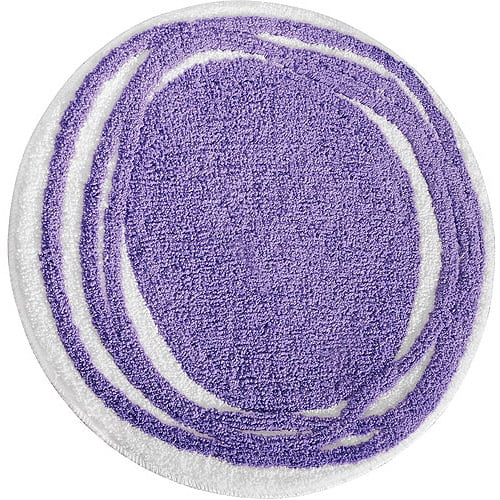 InterDesign Microfiber Polyester Doodle Round Bath Rug