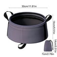thumbnail image 3 of Ohmyroo Collapsible Portable Foldable Sink Basin for Washing Face Feet Travel Camping Outdoor Activities, 3 of 6