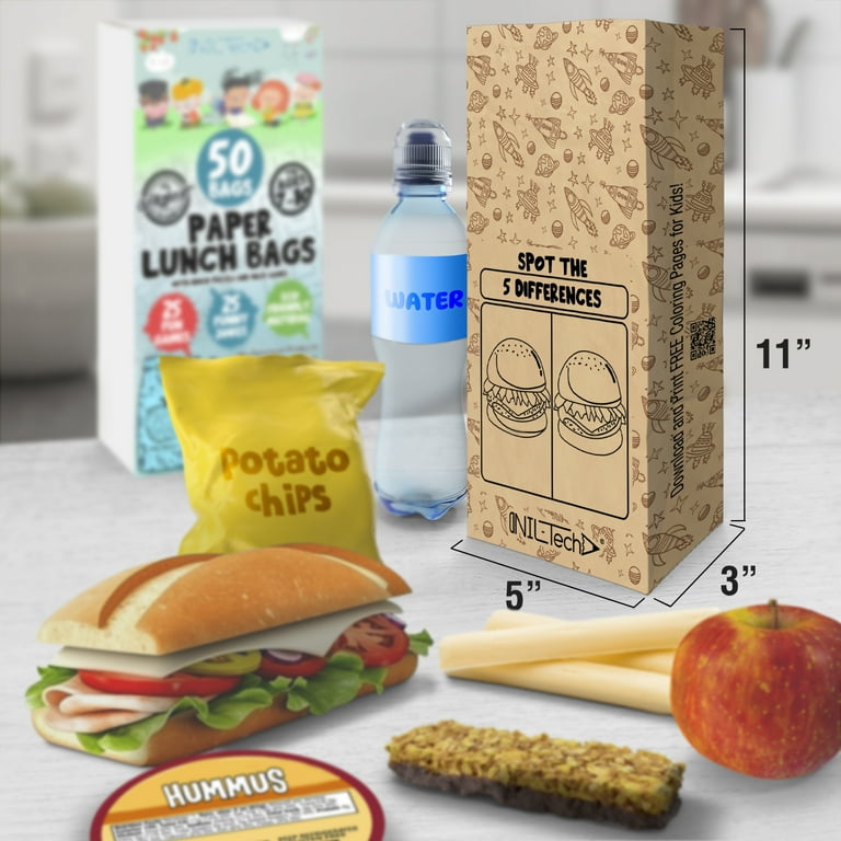 Printed paper lunch bags sale