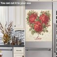 thumbnail image 6 of Dishwasher Sticker Magnetic Dishwasher Sticker Magnetic Decorative Sticker Refrigerator Sticker Dishwasher Decorative Stickers Three Valentine's Day Roses, 6 of 6