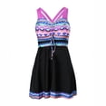 thumbnail image 4 of LSLJS Women's Conservative Split Style Floral Print Camisole Two-Piece Swimsuit, Tankini Swimsuits, 4 of 5