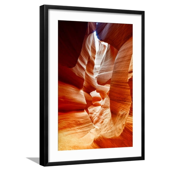 Art.com Antelope Canyon - Page - Arizona - United States Photographic Print by Philippe Hugonnard, Black Frame Wall Art, 21" x 29"