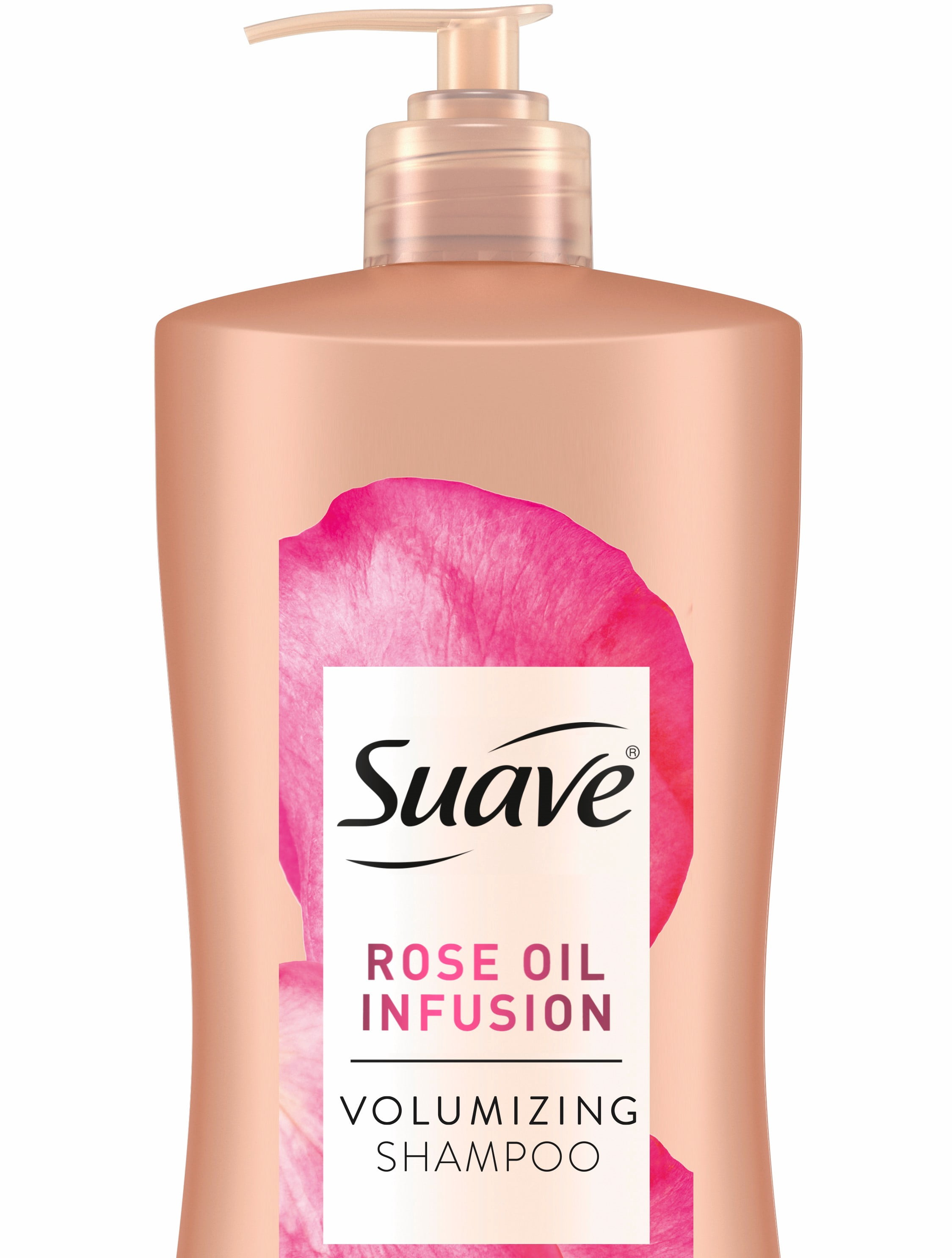 Suave Professionals Volumizing Shine Enhancing Daily Shampoo with Rose Oil, 28 fl oz