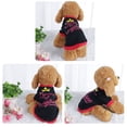 thumbnail image 3 of Camisa para mascotas primavera otoño, ropa para perros cachorros y gatos pequeños, chaleco impreso, talla L #4, 3 of 7