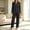 Black, variant on 2 Piece Pajamas for Women Set Long Sleeve Satin Lapel Collar Button Down Pajama Set Loose Wide Leg Pants Comfy Soft Pajamas for All Seasons Loungewear Sleep Wear XL Size