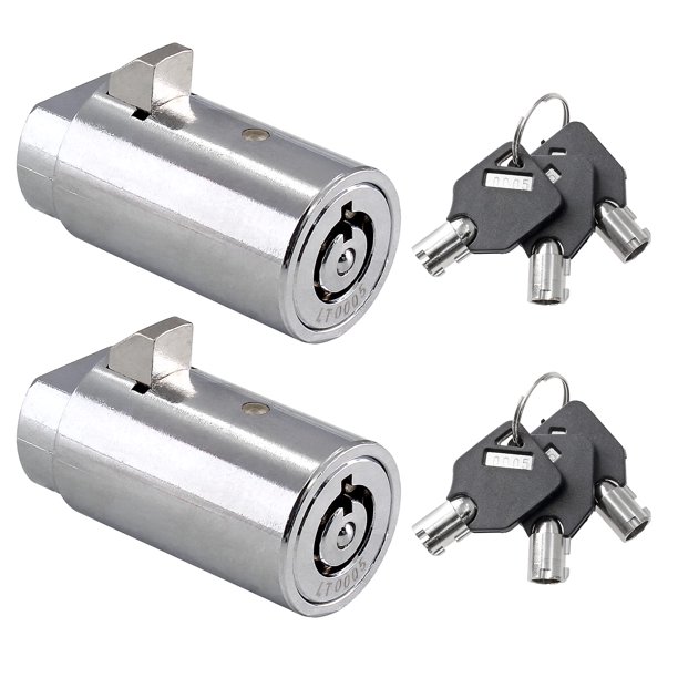 Cerradura tubular de alta seguridad para máquina expendedora Bonsicoky, set de 2