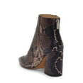 thumbnail image 2 of VINCE CAMUTO Womens Purple Snake Skin Cushioned Pointed Toe Block Heel Zip-Up Leather Dress Booties 9.5 M, 2 of 5