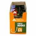 Ozark Trail 5/0 Premium High Carbon Steel Circle Hooks, 5 Count
