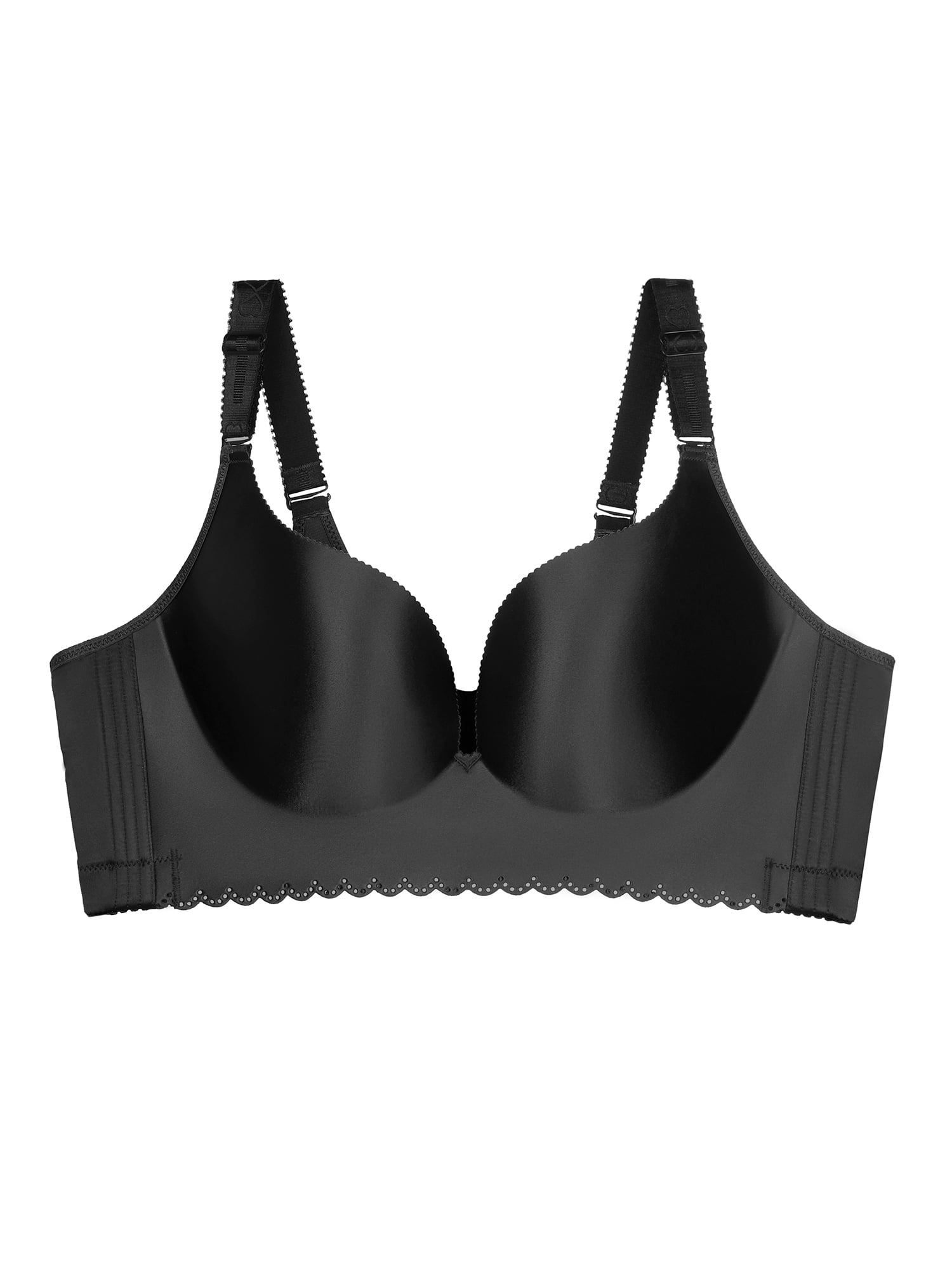 Agnes Orinda Plus Size Bras for Women Wireless Coverage Figure Wirefree Bras