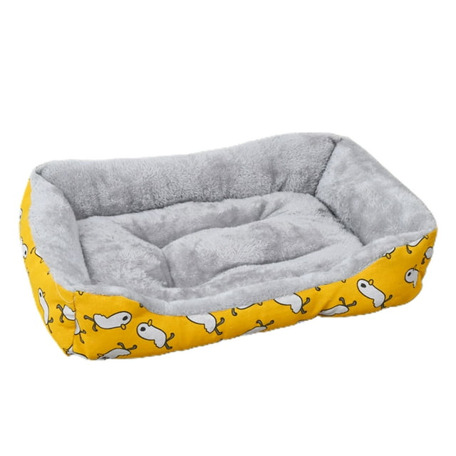 Lit pour Chat Super Doux Confortable Coussin Chaud pour Animaux Tapis de Couchage Mobile pour Animaux