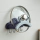 thumbnail image 4 of Estante retráctil multifuncional | Escurridor de pared sin perforaciones para cocina y baño | Ganchos ajustables para lavabo, tapas de ollas y cucharas de arroz | Organizador de plástico azul, 4 of 6