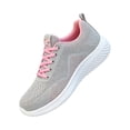 thumbnail image 2 of HTHLVMD Lace-Up Lightweight Running Shoes, Walking Shoes Women Orthopedic Lace-Up Sneakers Arch Support Breathable Tennis Running Shoe for Plantar Fasciitis Bunions, Gray 6, 2 of 5