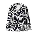 thumbnail image 5 of Axiiglly Pajamas for Women Set 2 Piece Sets Long Sleeve Button Down Shirt And Elastic Waisted Soft Lounge Sleepwear with Pockets, 5 of 5