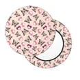 thumbnail image 7 of Uemuo Beautiful Butterflies and Hearts Pattern Round Bar Stool Seat Covers Washable Stool Cushion Slipcover Elastic Bar Chair Covers-14 inch, 7 of 7