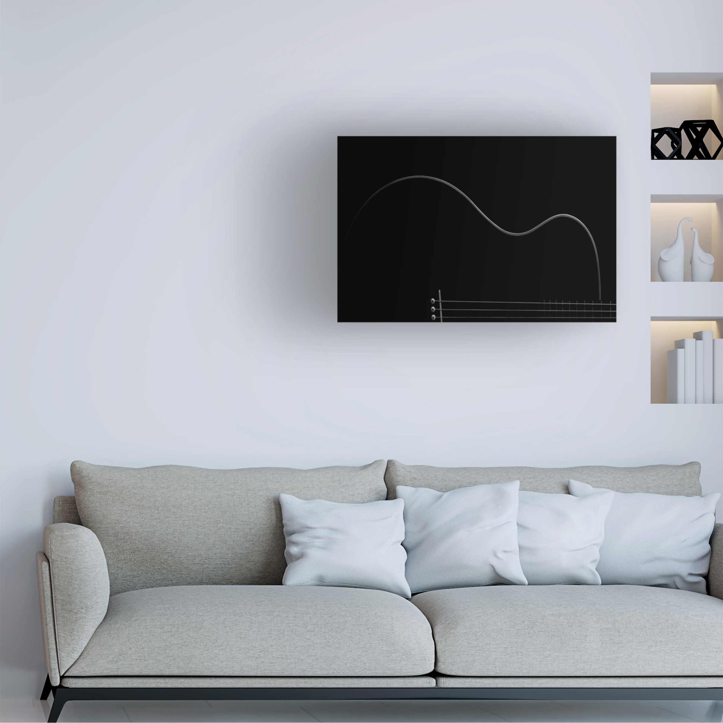 Nadav Jonas 'Curves' Canvas Art