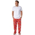 thumbnail image 2 of Looney Tunes Adult Tasmanian Devil Taz Santa Christmas Holiday Sleep Pajama Pants For Men Women, 2 of 6