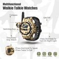 thumbnail image 4 of Walkie Talkies Zeeloopbee de dos vías, recargables, paquete de 2, 4 of 7