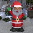 thumbnail image 2 of African American Santa 3.5 Ft. Airblown Inflatable, 2 of 4