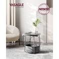 thumbnail image 2 of Mesa Lateral VASAGLE LILEA con Carga USB, 45x50 cm, 2 of 9