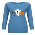 thumbnail image 2 of T-shirts Halloween Manches Longues pour Femmes Chemisier Décontracté Pull-Overs, 2 of 2