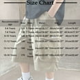 thumbnail image 3 of ZACPNCV Boys Shorts Kids High Waisted Cargo Shorts Summer Casual Shorts with Pockets Khaki 5-6 Years, 3 of 6