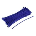 thumbnail image 1 of Unique Bargains 30cm/12 inch Pipe Cleaners Chenille Stems for DIY Art Crafts Dark Blue 100 Pack, 1 of 6