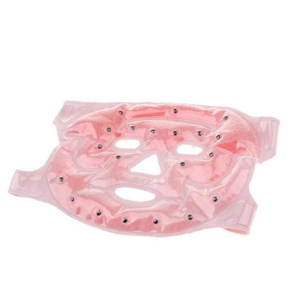 Hielo reutilizable con respaldo de felpa suave, hinchazón/migraña, hinchazón Rosado