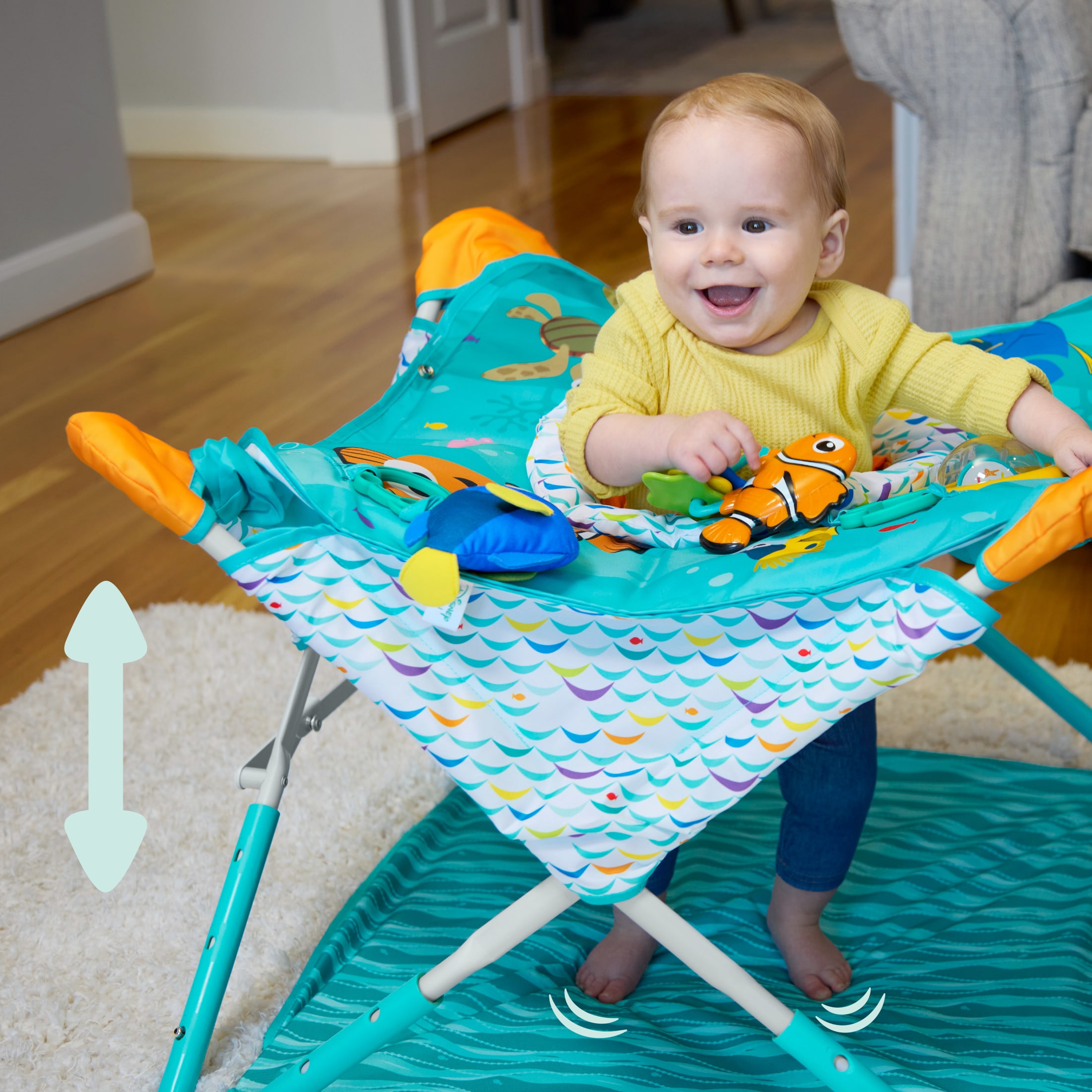 Bright Starts Disney Baby Finding Nemo Pop 'N Jump Activity Center photo 5