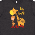 thumbnail image 4 of Inktastic My Nana Loves Me Giraffe Youth T-Shirt, 4 of 5