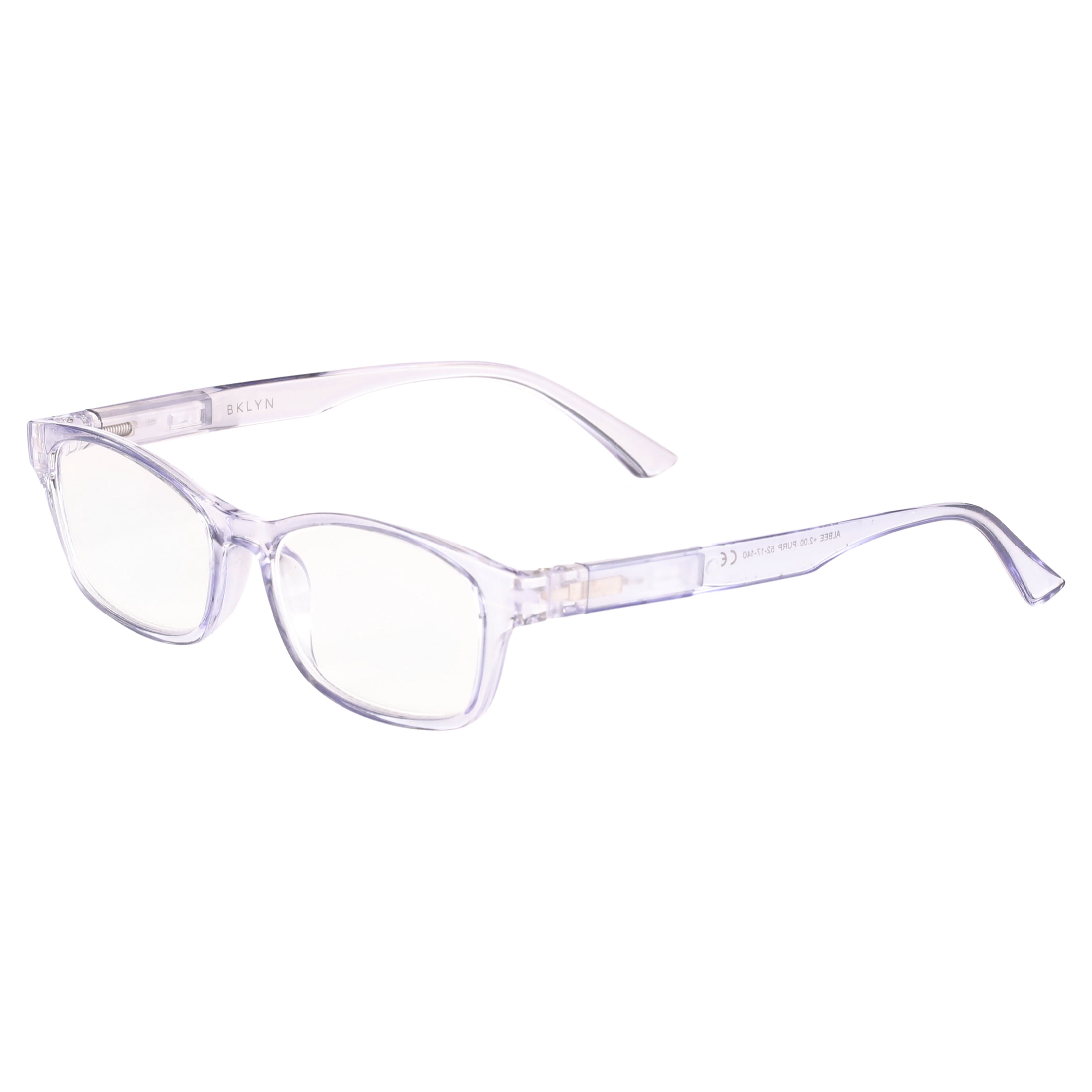 Bklyn, Albee +3.00, Adult, Womens, Plastic Reading Glasses & Pouches Value Pack , 2 Ea