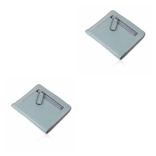 braveheart Durable Leather Purse For Unisex Compact And Stylish Wallet Easy To In Bag Small Wallet blue 2Set