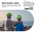 thumbnail image 2 of KAKOWELY 1 Set Helmet Pads Sponge Inserts Helmet Lining Replacement Universal Helmet Padding Kit Mountain Bike And Motorcycle Helmets,4.53X"X0.98"X0.2", 2 of 5