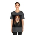 thumbnail image 3 of Halloween Carrie White's Bloody Face Stephen King Short Sleeve T-Shirt, 3 of 4