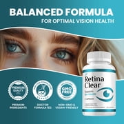 Retina Clear Eye Support Supplement – RetinaClear Capsules Eye Vitamins Healthy Vision,1 Pack, 60 Capsules