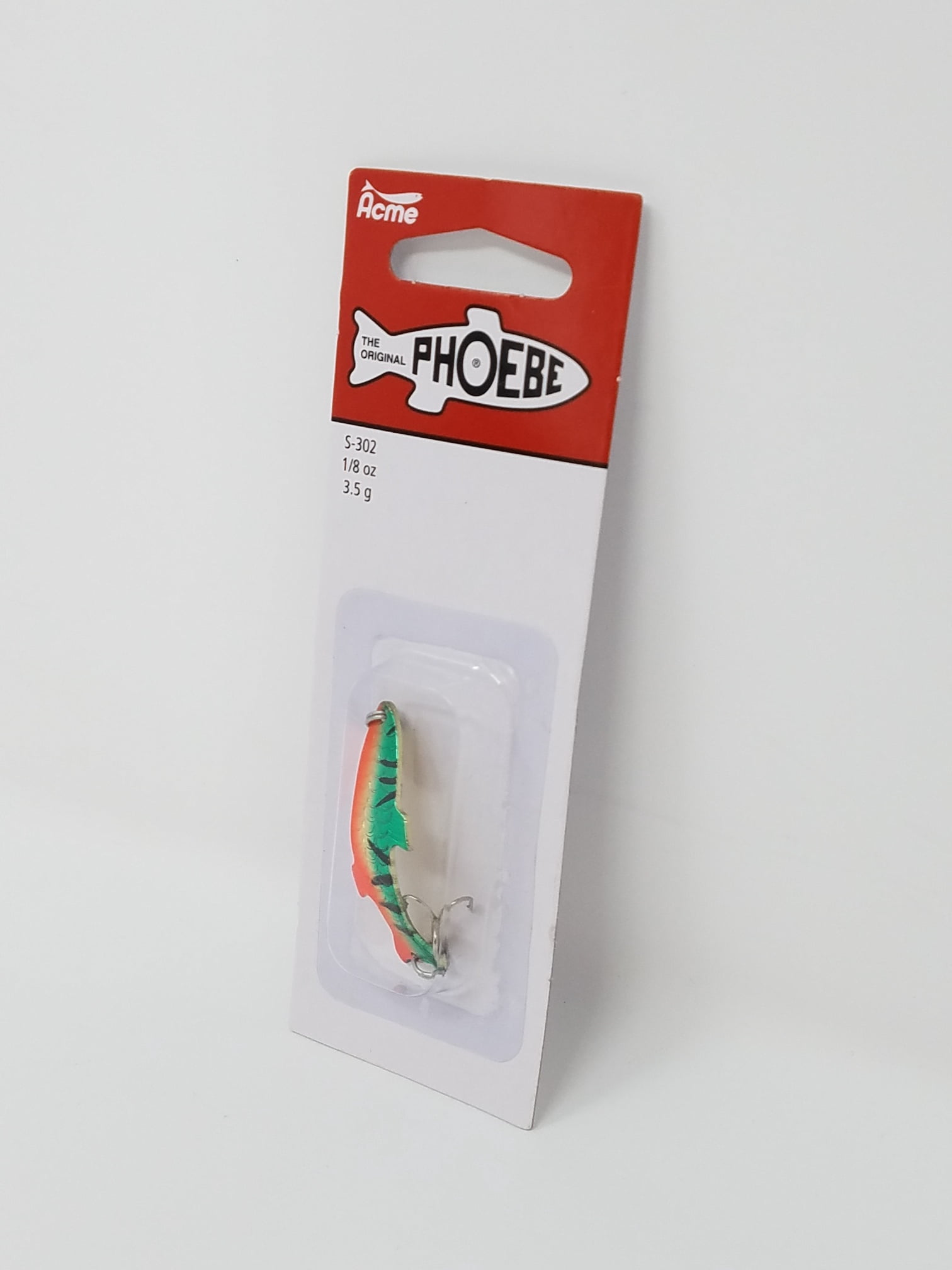 Acme Tackle Phoebe Fishing Lure Spoon Hammered Gold Perch 1/8 oz.