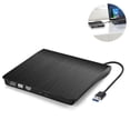 thumbnail image 2 of Lecteur CD DVD Externe, Lecteur CD DVD Portable USB 3.0 DVD/-RW Mince Réécrivain Graveur de ROM CD DVD Lecteur CD DVD pour Ordinateur Portable Ordinateur de Bureau MacBook PC Windows Linux Mac Os, 2 of 5
