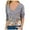 Gray fall sweatshirt for women, variant on USSUMA Shirts for Women Trendy, Women's Junior Tee Shirt Long-Sleeves Graphic Camo Printed V-neck 2022 Bohemian Cute T Shirt Loose Blouse T-shirts Graphic Skull Print Tunic Tops