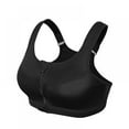 thumbnail image 1 of Women Zip Front Sports Bras High Impact Support Bra Wirefree Zipper Adjustable Post Surgery Bra, 1 of 12