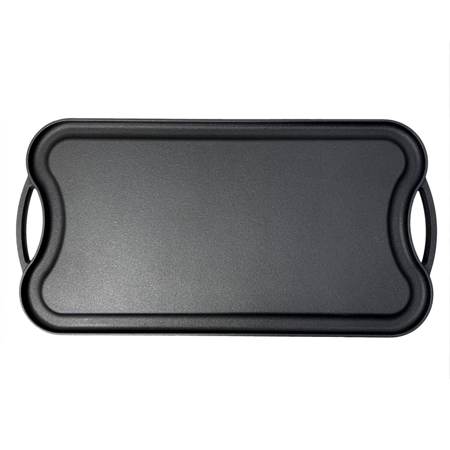 Lehman's Cast Iron Griddle Cookware Nitrogen Hardened Double Sided 20 inch
