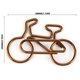 thumbnail image 2 of Clips de papel con forma de bicicleta de Metal para 20 piezas, marcapáginas de Color café, Clip de papelería para oficina y escuela esquí esquí Gafas de esquí, 2 of 5