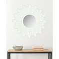 thumbnail image 2 of Safavieh  King White Sunburst 30-inch Decorative Mirror - 30" x 30" x 0.8", 2 of 4