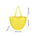 thumbnail image 3 of Bolsa de red para la playa – Bolso de mano con forma de concha para la playa y los viajes a la costa, ligero y resistente a las salpicaduras, de nailon y elastano. Bolsa multiusos para conchas, 3 of 6