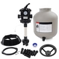 thumbnail image 6 of Yescom 16" Above Inground Swimming Pool Sand Filter w/ Valve Fit 1/2HP 3/4HP Water Pump, 6 of 9