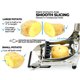 thumbnail image 4 of Rebanadora de papas de acero inoxidable Máquina para hacer papas fritas multifuncional Utensilios de cocina manuales Hugtrwg  Para estrenar, 4 of 6