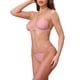 thumbnail image 4 of INSPIRE CHIC Conjuntos de Bikini de Cadena con Corazón de Rhinestones para Mujeres, 2 Piezas, Top Halter y Parte Inferior Triangular, Trajes de Baño, Pequeño Rosa, 4 of 5