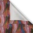 thumbnail image 4 of Ambesonne Abstract Valance Pack of 2, Colorful Wavy Mosaic, 54"X18", Multicolor, 4 of 5