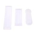 thumbnail image 4 of LHCER 3pcs/set DIY Rectangle Cat Claw Silicone Mould Epoxy Resin Jewelry Bookmark Craft with Hole, Bookmark Craft, Bookmark making mold, 4 of 7