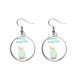 thumbnail image 1 of Feliz Pascua religión Festival huevo Stripe Pendientes pendientes de plata colgantes joyas señora Unbranded M, 1 of 3